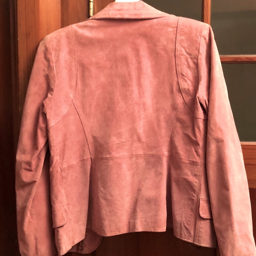 pink suede jacket - Picture 2 of 7